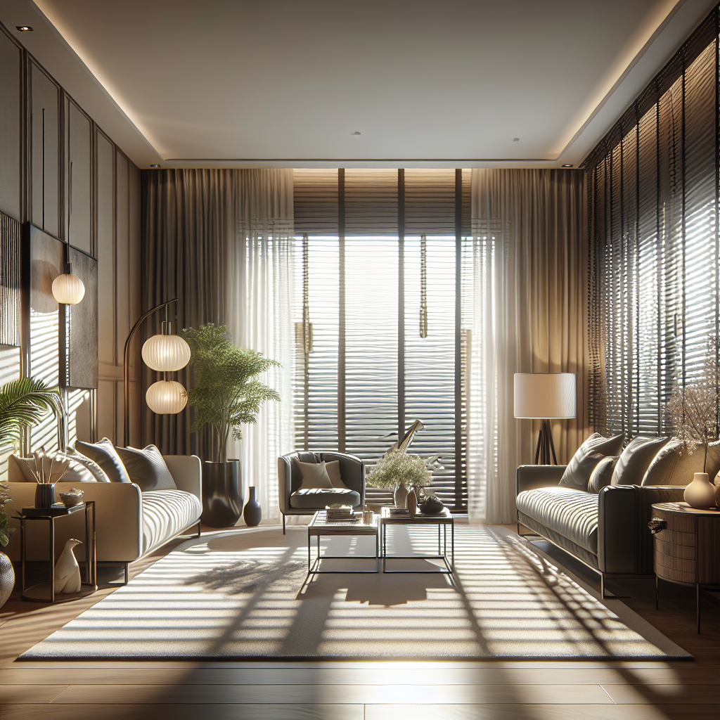 Les avantages des stores californiens dans la décoration intérieure